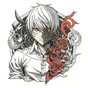 Ken Kaneki tattoo design idea