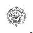 sri lankan lion flag tattoo design idea