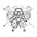 lawnmower tattoo design idea