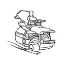 lawnmower tattoo design idea