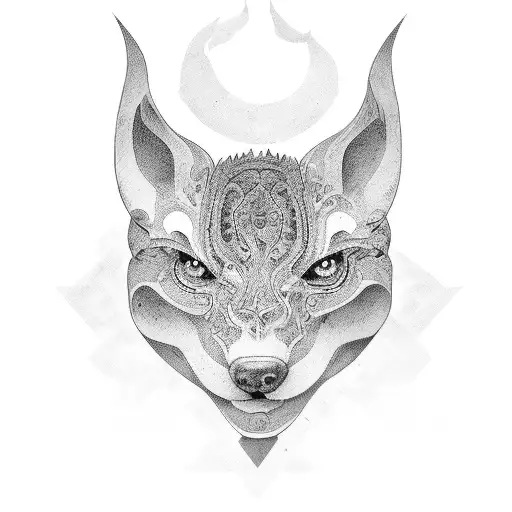 Katrina with a modern twist tattoo design idea