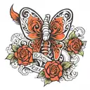 lung cancer mom   tattoo design idea