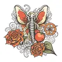 lung cancer mom   tattoo design idea