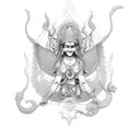 Kali goddess tattoo design idea