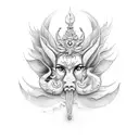 Kali goddess tattoo design idea