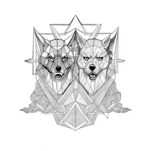cerberus tattoo design idea
