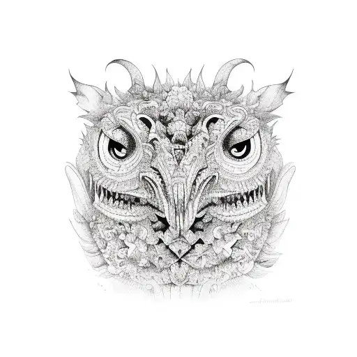 alebrije tattoo design idea