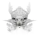 alebrije tattoo design idea