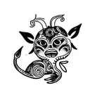 alebrije tattoo design idea