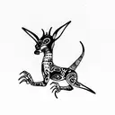 alebrije tattoo design idea