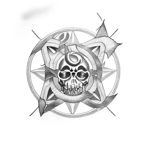 resident evil tattoo design idea