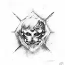 resident evil tattoo design idea