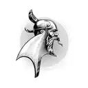 viking axe tattoo design idea