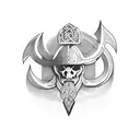 viking axe tattoo design idea