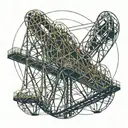 roller coaster going up  tattoo design idea