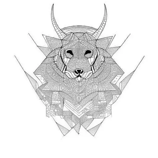 bold brave  tattoo design idea