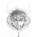 juice wrld and naruto inspired tattoo to honor my grandpa tattoo design idea