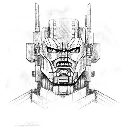 optimus Prime and the Word "Always" tattoo design idea