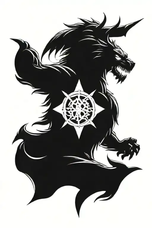 berserk brand of sacrifice symbol tattoo design idea