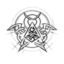 Valknut Symbol tattoo design idea