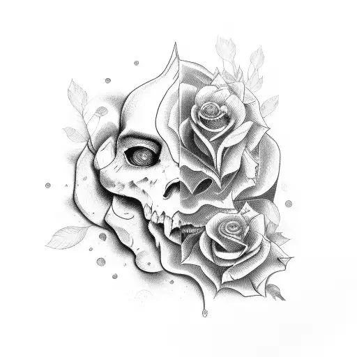 alas, letras, sombra, rosa,  tattoo design idea
