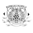 street basketball tattoo design idea