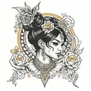 priyanka tattoo design idea