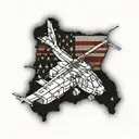 3d map Afghanistan war Blackhawk helicopter 240B machine gun upside down American flag tattoo design idea