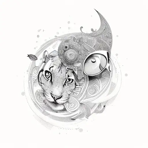 positive energy , motherhood tattoo design idea