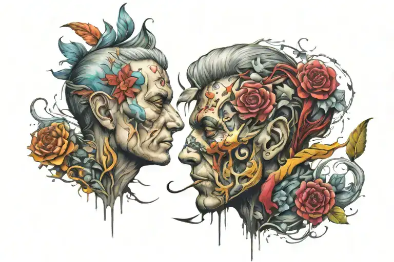 depression strength freedom independence tattoo design idea