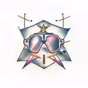 nerd tattoo design idea