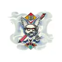 nerd tattoo design idea