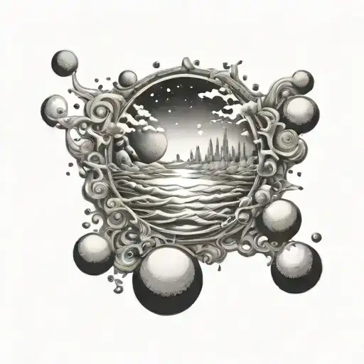 An Empty Bliss beyond this world album cover art tattoo design idea