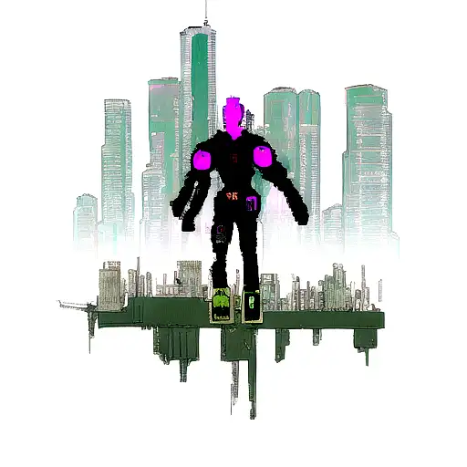cyberpunk edgerunners tattoo design idea
