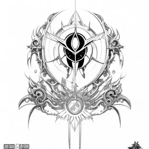 Geass gate (Code geass: Lelouch the rebilion)  tattoo design idea