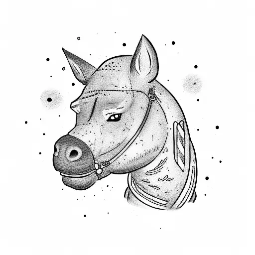 Bojack Horseman tattoo design idea
