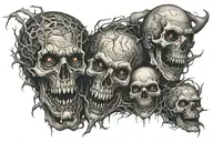 Crazy tattoo design idea