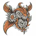 small tattoo on tricep for men, simple design tattoo design idea