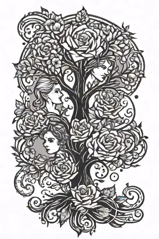 Tattoo representing family, relationships, love   tattoo design idea