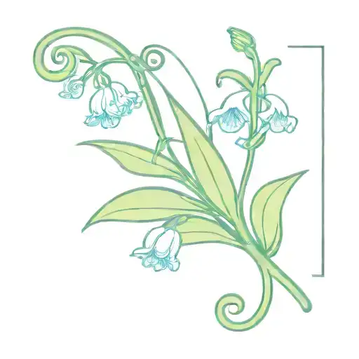 bell flower with a semicolon in the stem and a crown hanging off the flower.  tattoo design idea