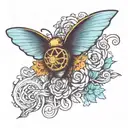 diligence tattoo design idea