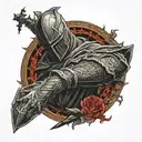 dark souls 3 eclipse tattoo design idea
