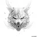 The witcher 3 wolf tattoo design idea