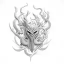 Nordic Hydra tattoo design idea