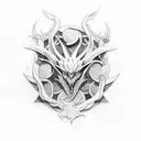 Nordic Hydra tattoo design idea