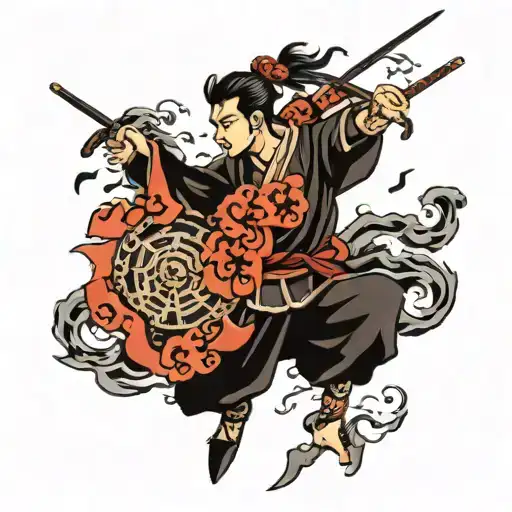 bushido code tattoo design idea