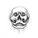 Design an abstract skull using intricate mandala patterns tattoo design idea