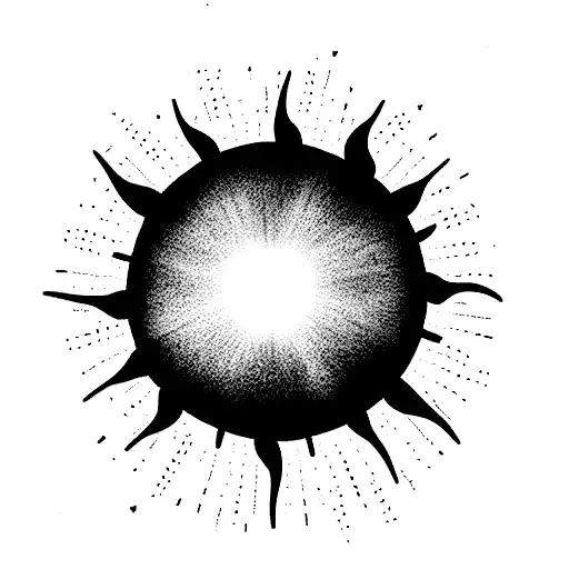 sun argentina tattoo design idea