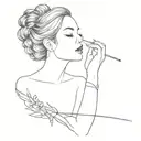 silence tattoo design idea