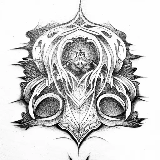 seams tattoo design idea